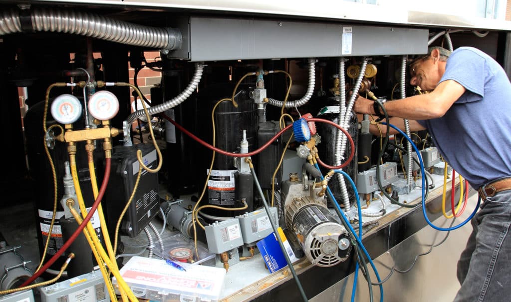 Refrigeration Compressor Installation